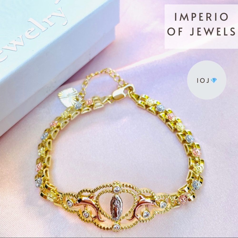 Gold plated Virgin Mary bracelets ☀️❤️💎
